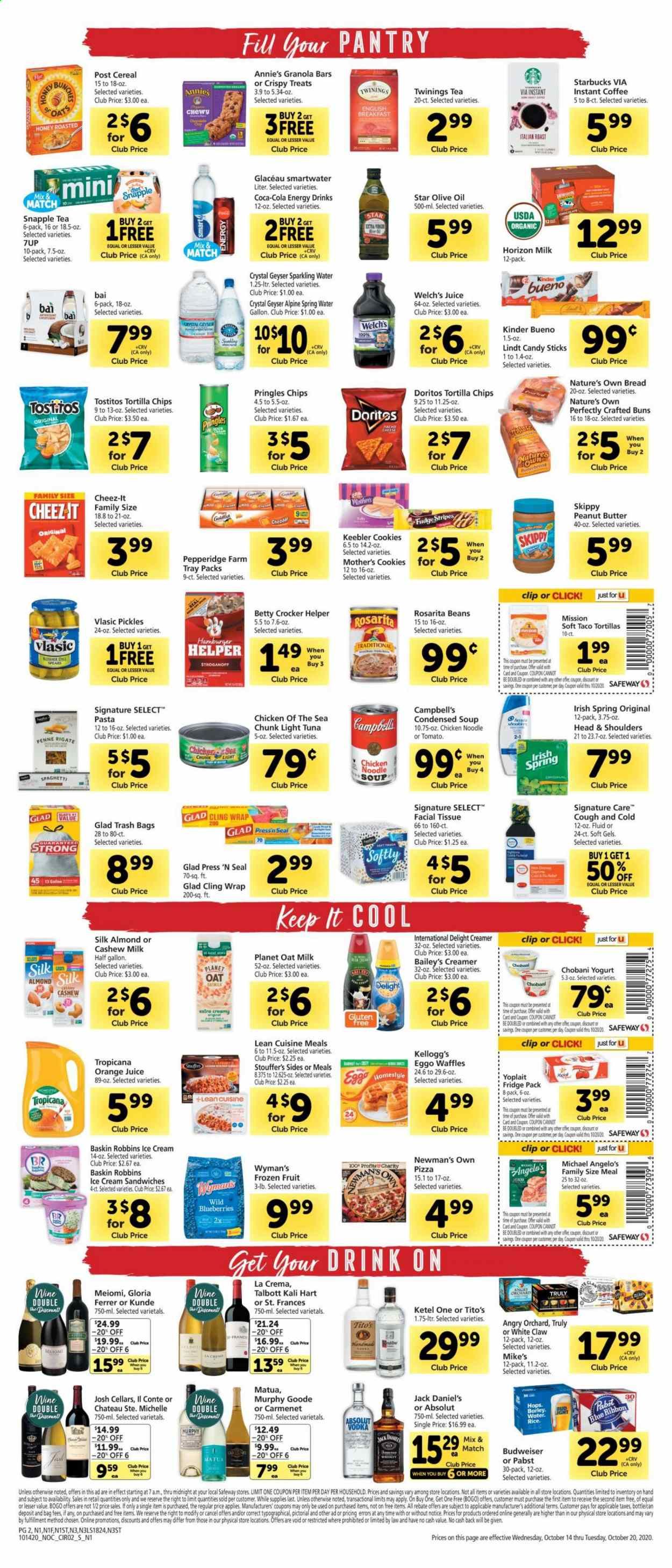 Safeway Weekly Ad Flyer October 14 to October 20