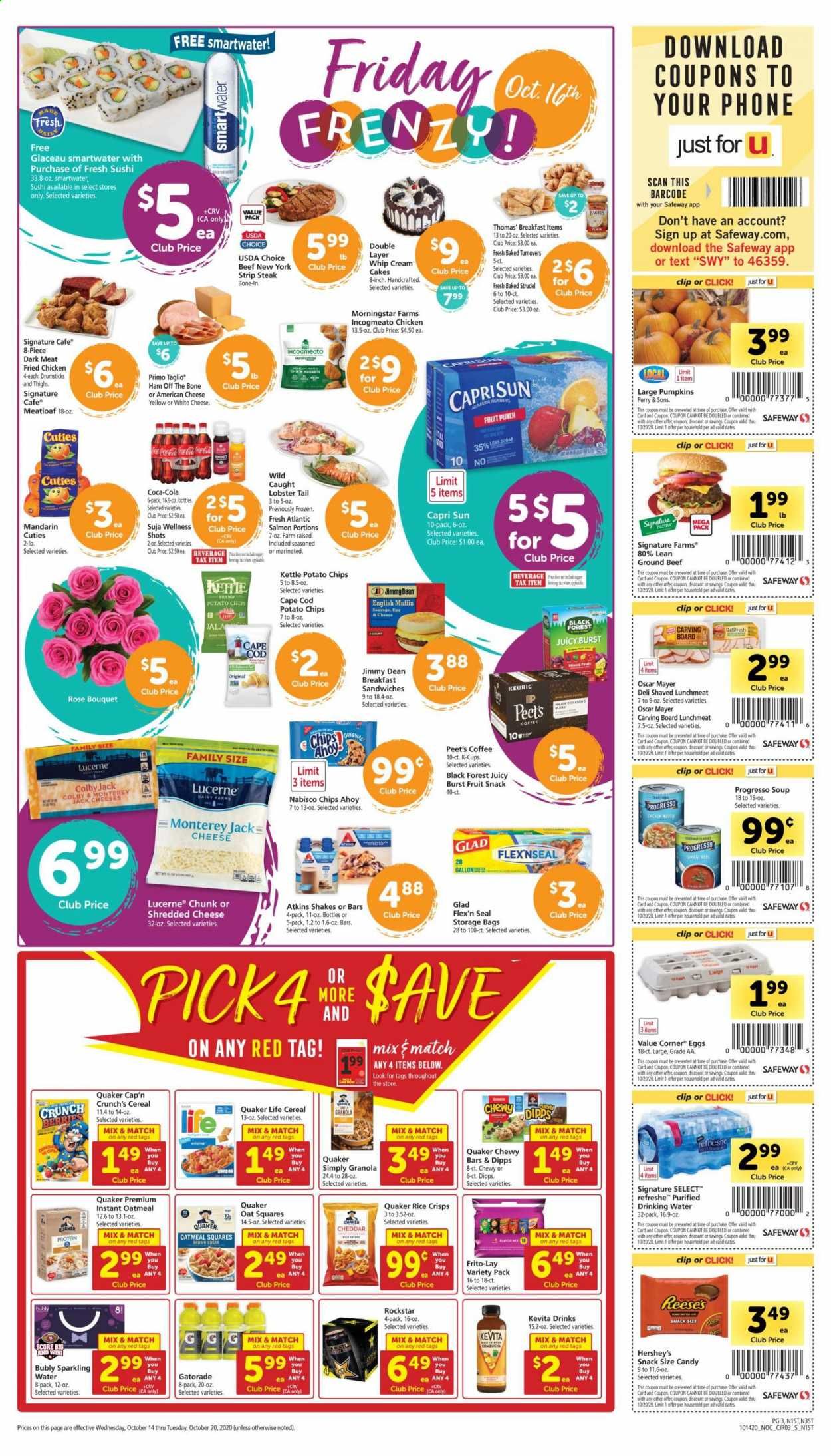 Safeway Weekly Ad Flyer October 14 to October 20