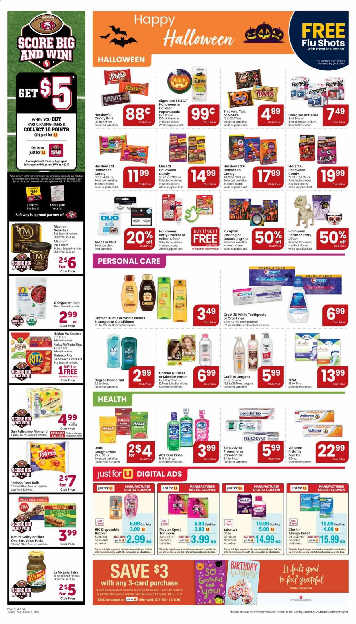 Safeway Weekly Ad Flyer October 14 to October 20