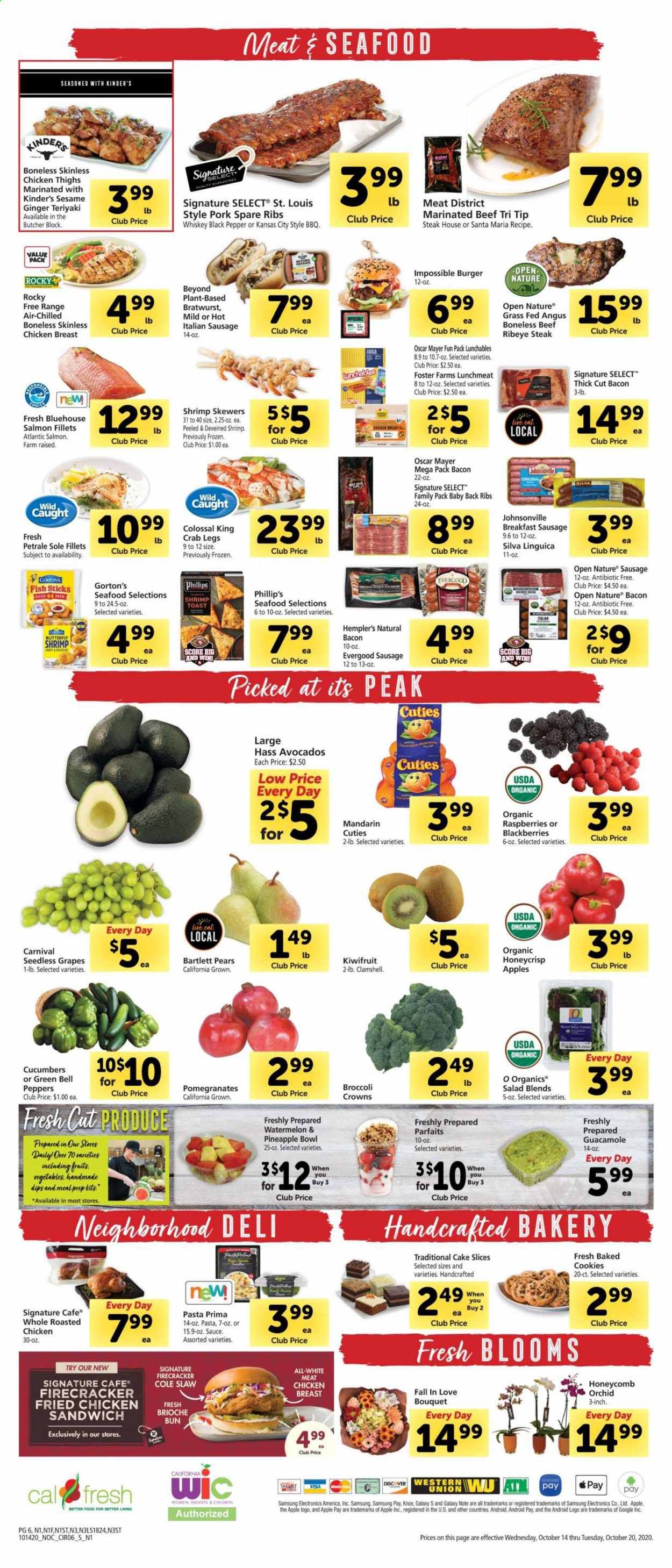 Safeway Weekly Ad Flyer October 14 to October 20