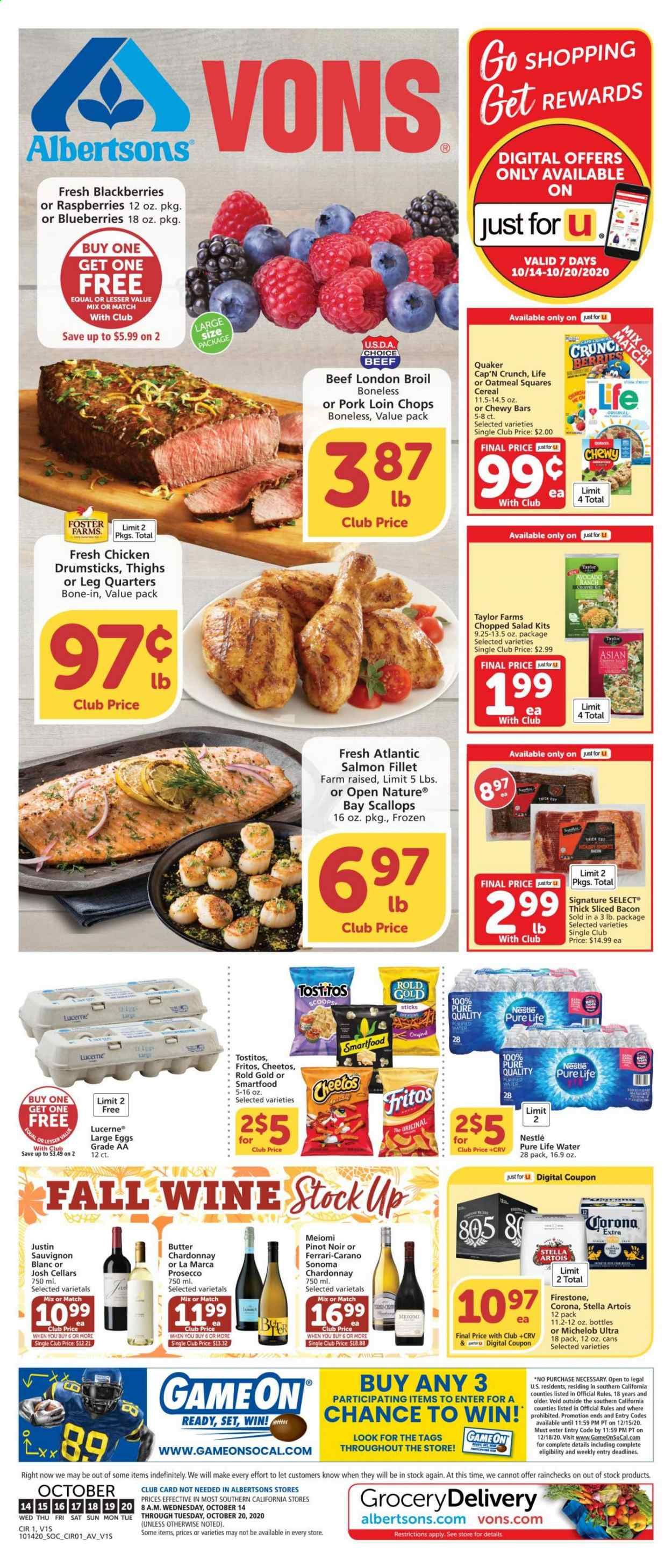Vons (CA, NV) Weekly Ad Flyer October 14 to October 20