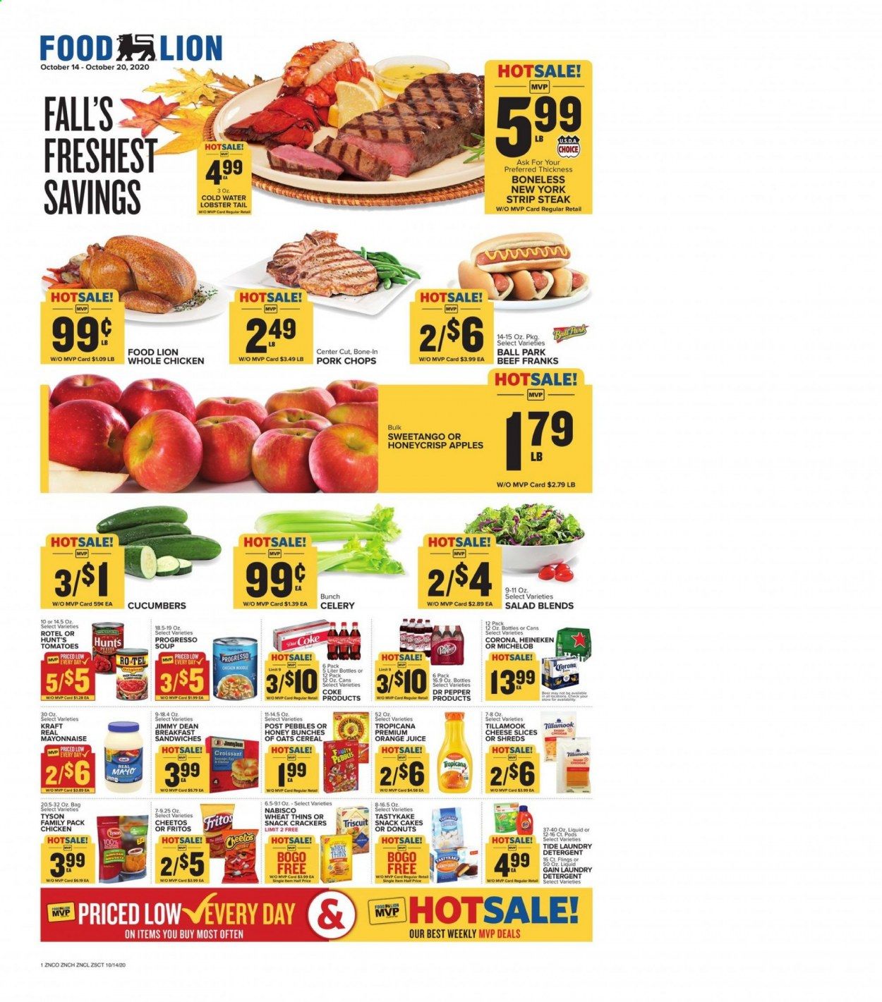 Food Lion (NC) Weekly Ad Flyer October 14 to October 20