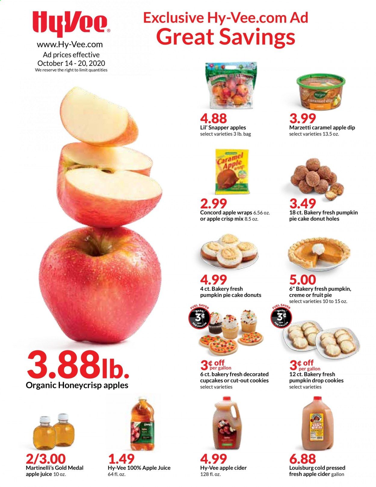 Hy-Vee (IA, IL, KS, MN, MO, NE, SD, WI) Weekly Ad Flyer October 14 to October 20