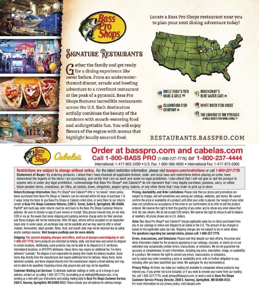 Cabela's Weekly Ad Flyer October 14 to December 26