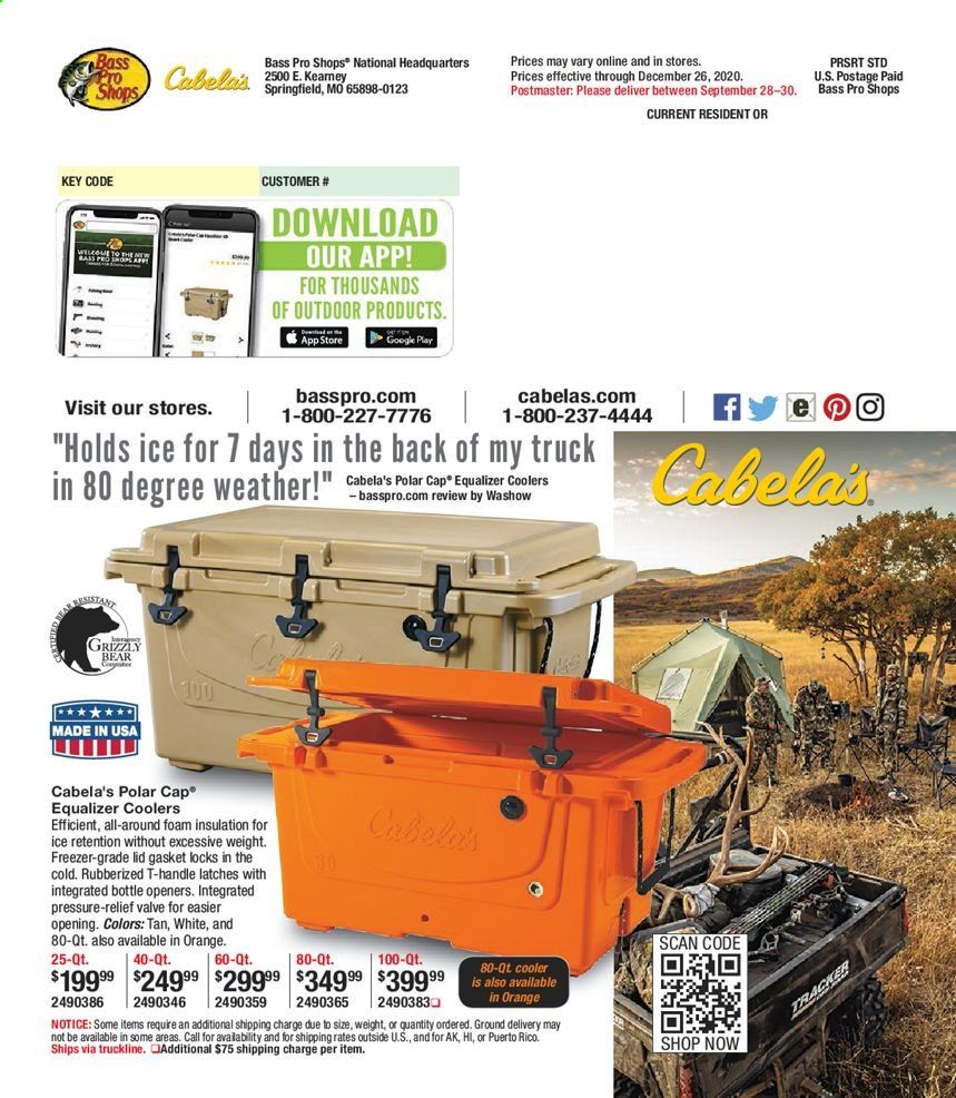 Bass Pro Shops Weekly Ad Flyer October 14 to December 26