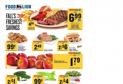 Food Lion (SC) Weekly Ad Flyer October 14 to October 20
