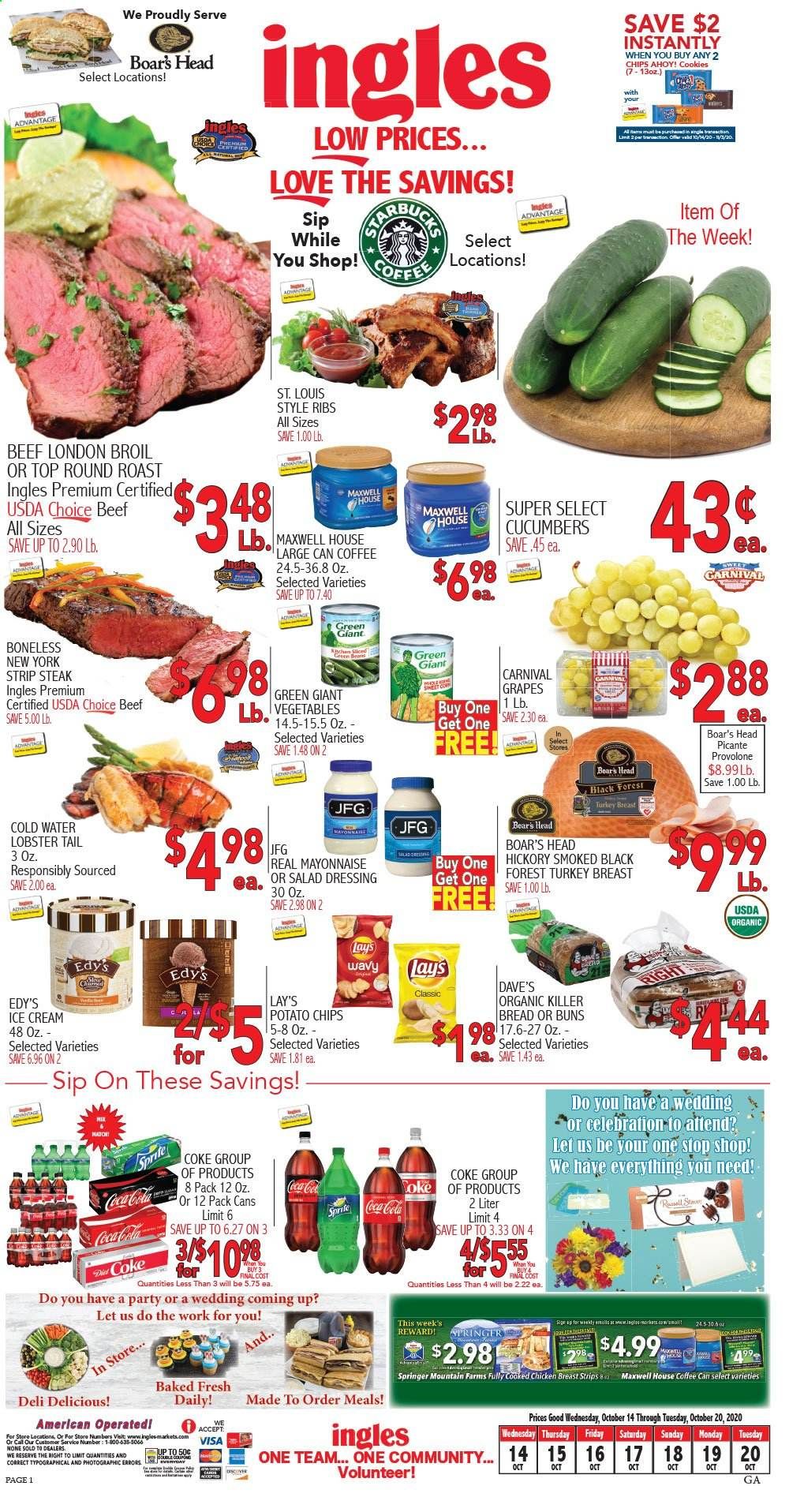 Ingles Weekly Ad Flyer October 14 to October 20