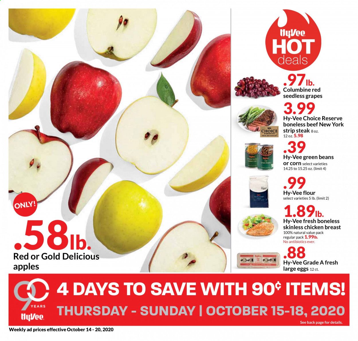 Hy-Vee (IA, IL, KS, MO) Weekly Ad Flyer October 14 to October 20