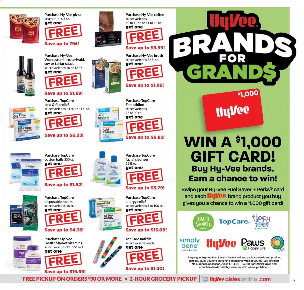 Hy-Vee (IA, IL, KS, MO) Weekly Ad Flyer October 14 to October 20