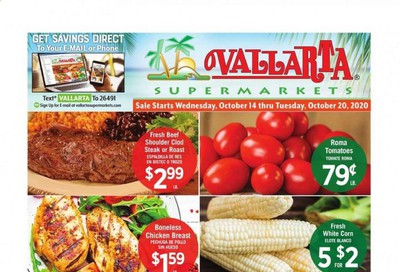 Vallarta (CA) Weekly Ad Flyer October 14 to October 20