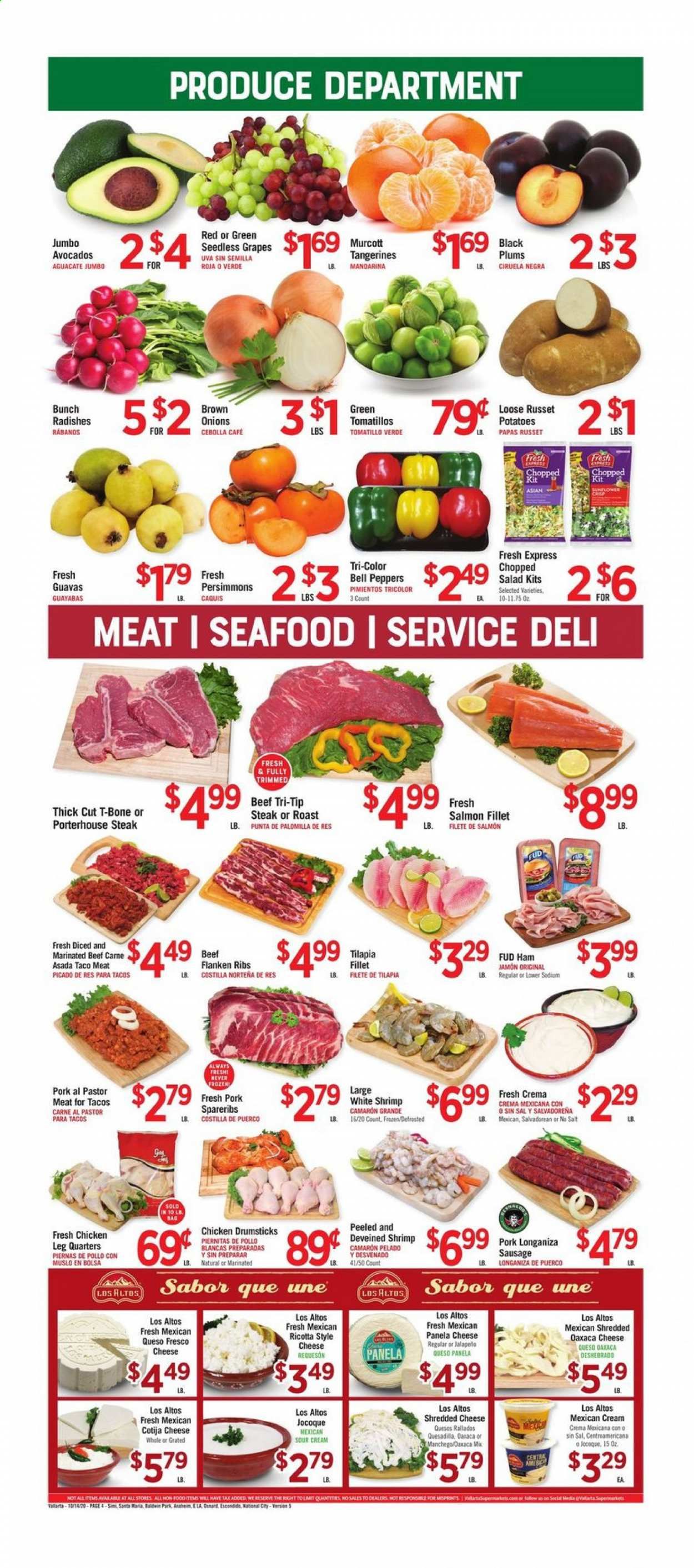 Vallarta (CA) Weekly Ad Flyer October 14 to October 20
