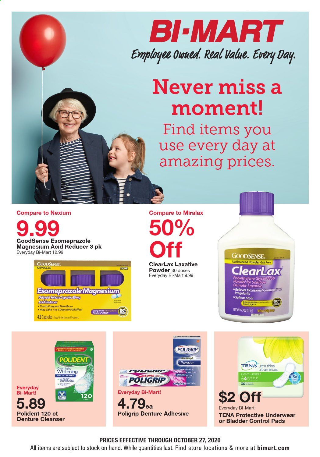 Bi-Mart Weekly Ad Flyer October 14 to October 27
