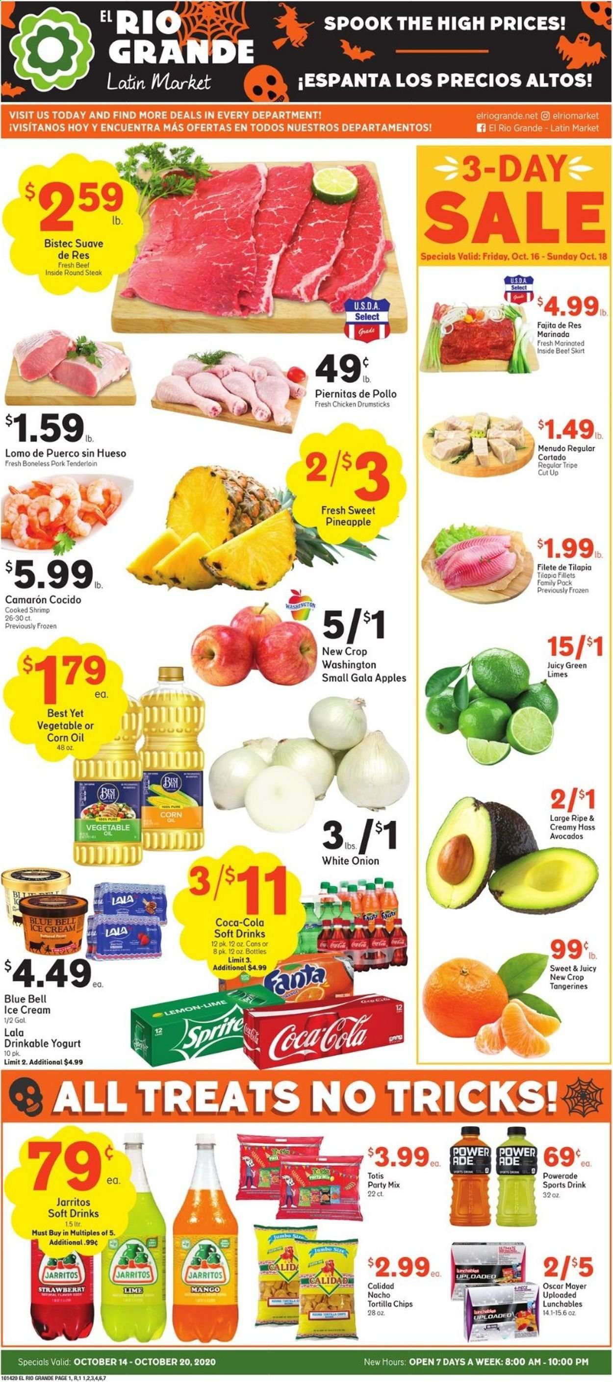 El Rio Grande (10, 21, 25, 30, 34, 53, 90) Weekly Ad Flyer October 14 to October 20