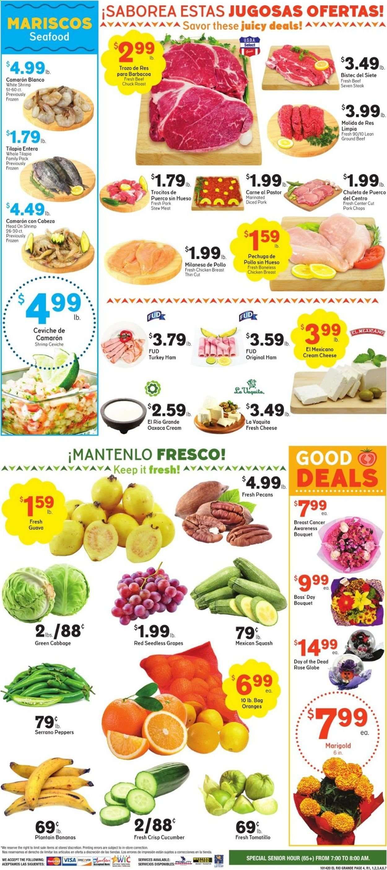 El Rio Grande (10, 21, 25, 30, 34, 53, 90) Weekly Ad Flyer October 14 to October 20