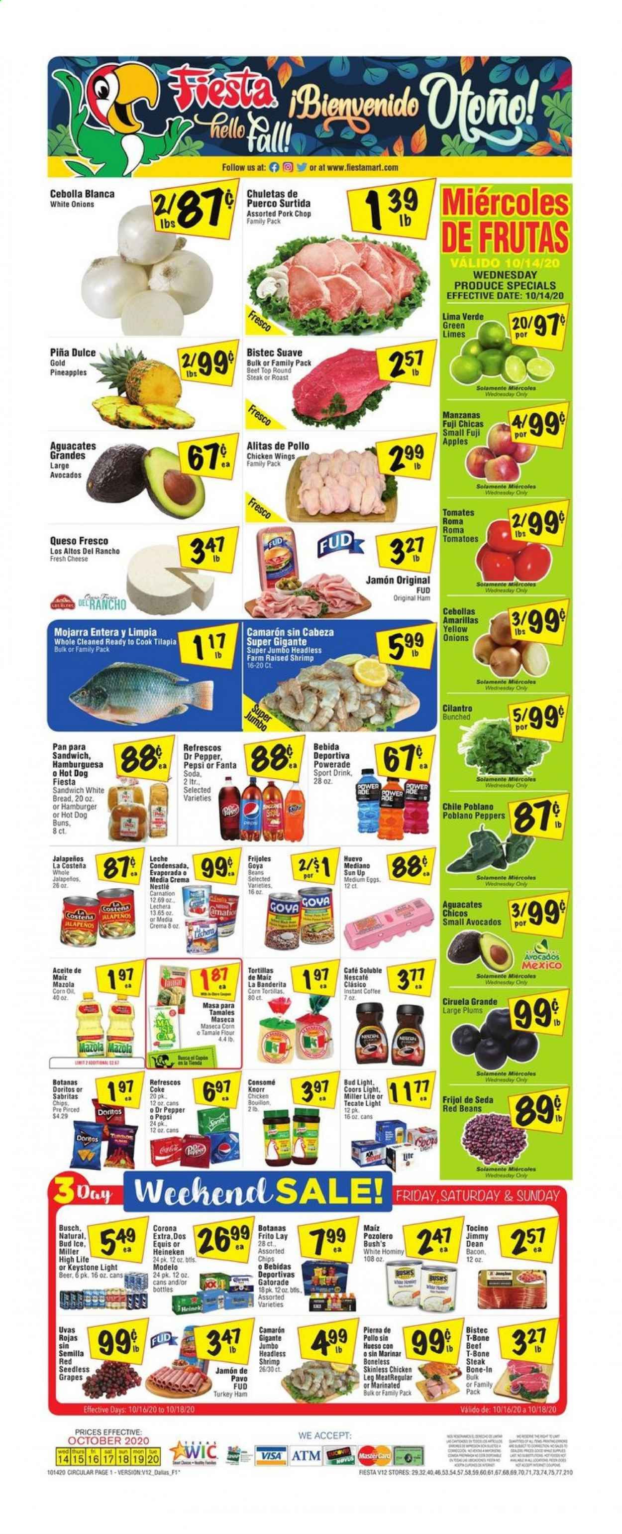 Fiesta Mart (TX) Weekly Ad Flyer October 14 to October 20