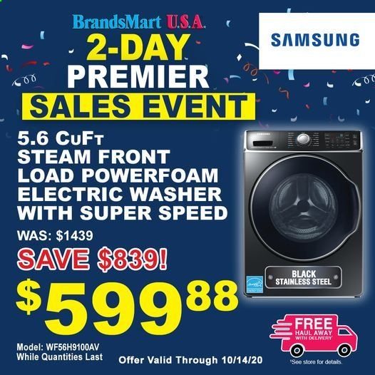 Brandsmart USA Weekly Ad Flyer October 13 to October 14