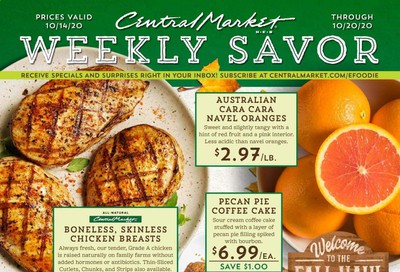 Central Market (TX) Weekly Ad Flyer October 14 to October 20