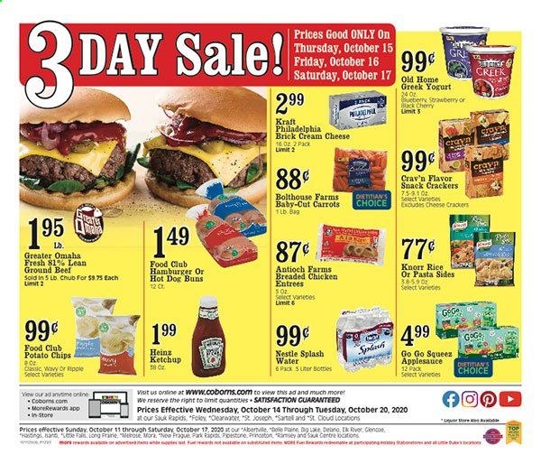 Coborn's (MN, SD) Weekly Ad Flyer October 14 to October 20