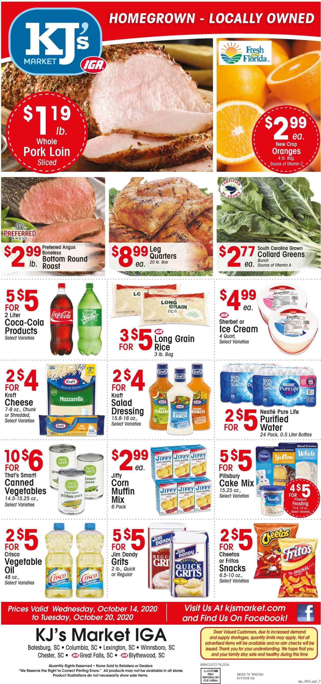 KJ´s Market (GA, SC) Weekly Ad Flyer October 14 to October 20