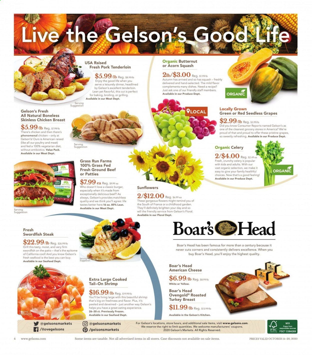 Gelson's Weekly Ad Flyer October 14 to October 20