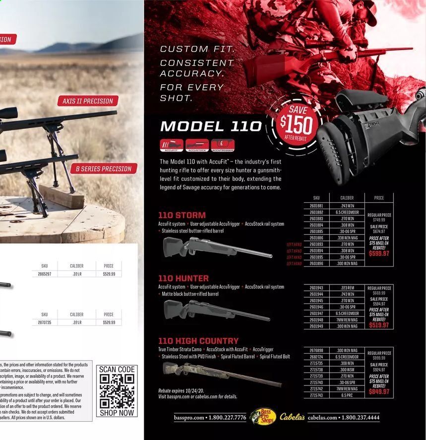 Cabela's Weekly Ad Flyer October 14 to October 28