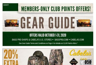 Bass Pro Shops Weekly Ad Flyer October 1 to October 31