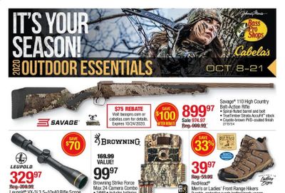 Bass Pro Shops Weekly Ad Flyer October 8 to October 21