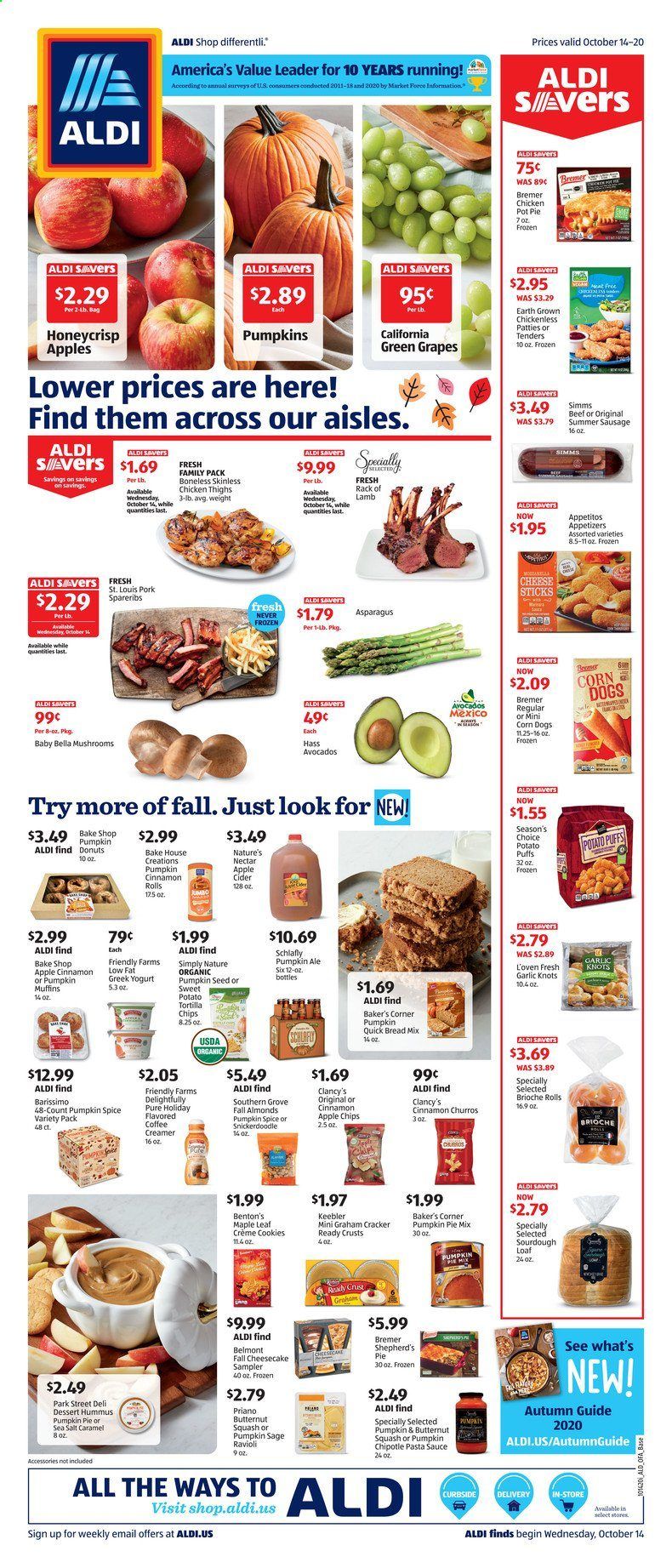 ALDI (AR, IA, IL, MO) Weekly Ad Flyer October 14 to October 20
