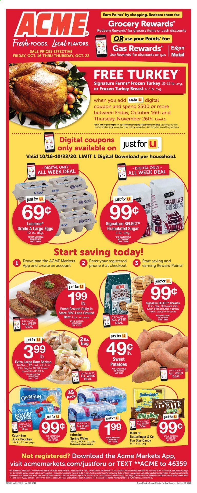 ACME Weekly Ad Flyer October 16 to October 22