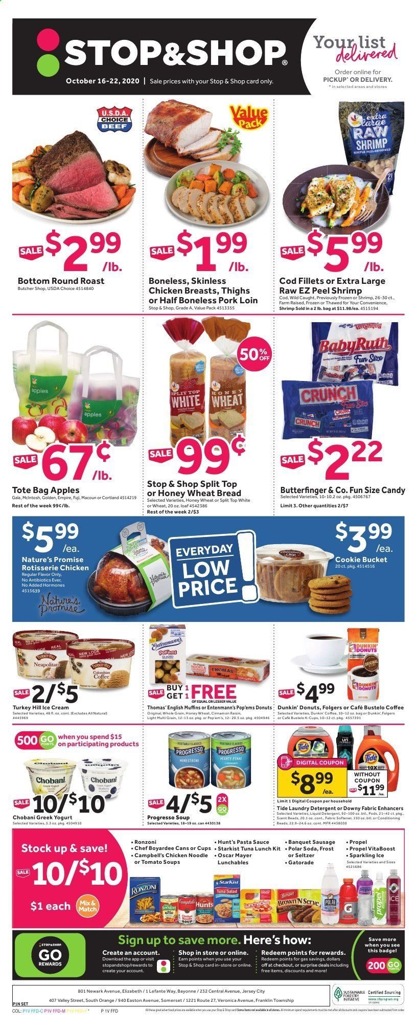 Stop & Shop (NJ) Weekly Ad Flyer October 16 to October 22