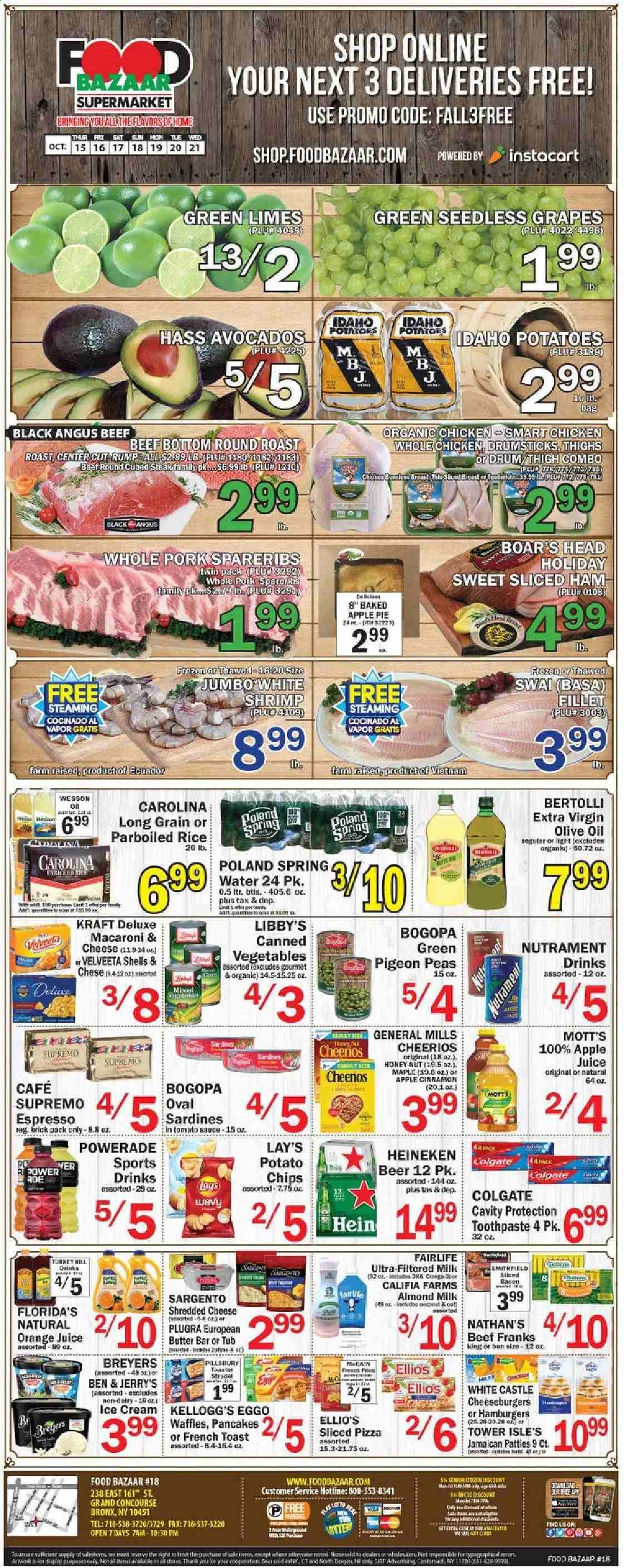 Food Bazaar (CT, NJ, NY) Weekly Ad Flyer October 15 to October 21
