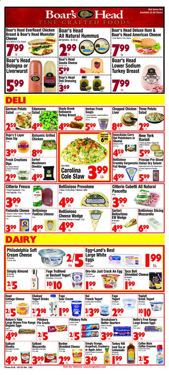 King Kullen Weekly Ad Flyer October 16 to October 22