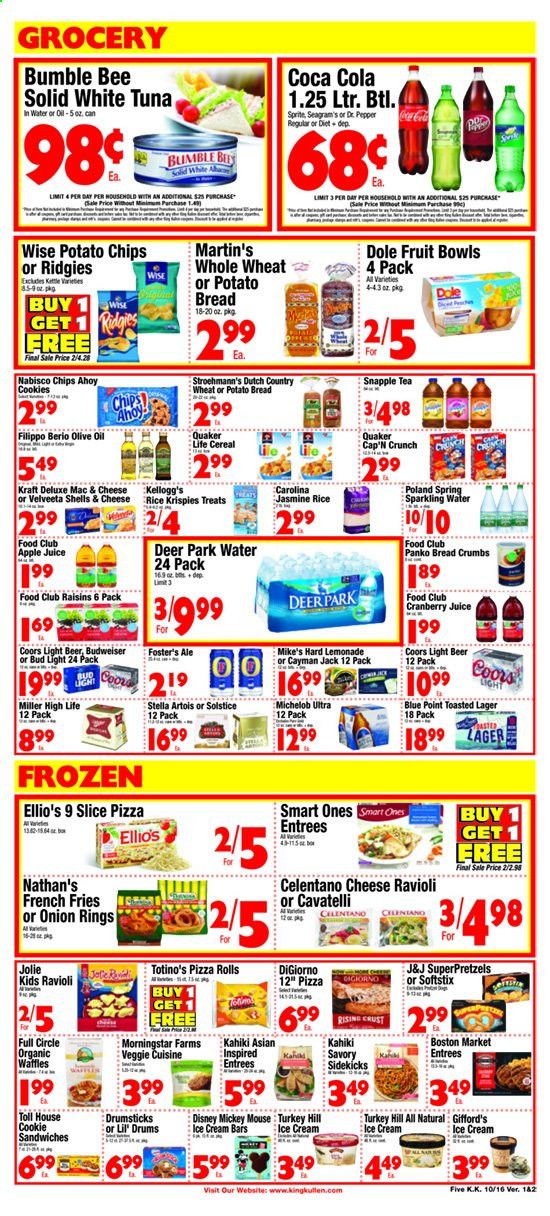 King Kullen Weekly Ad Flyer October 16 to October 22