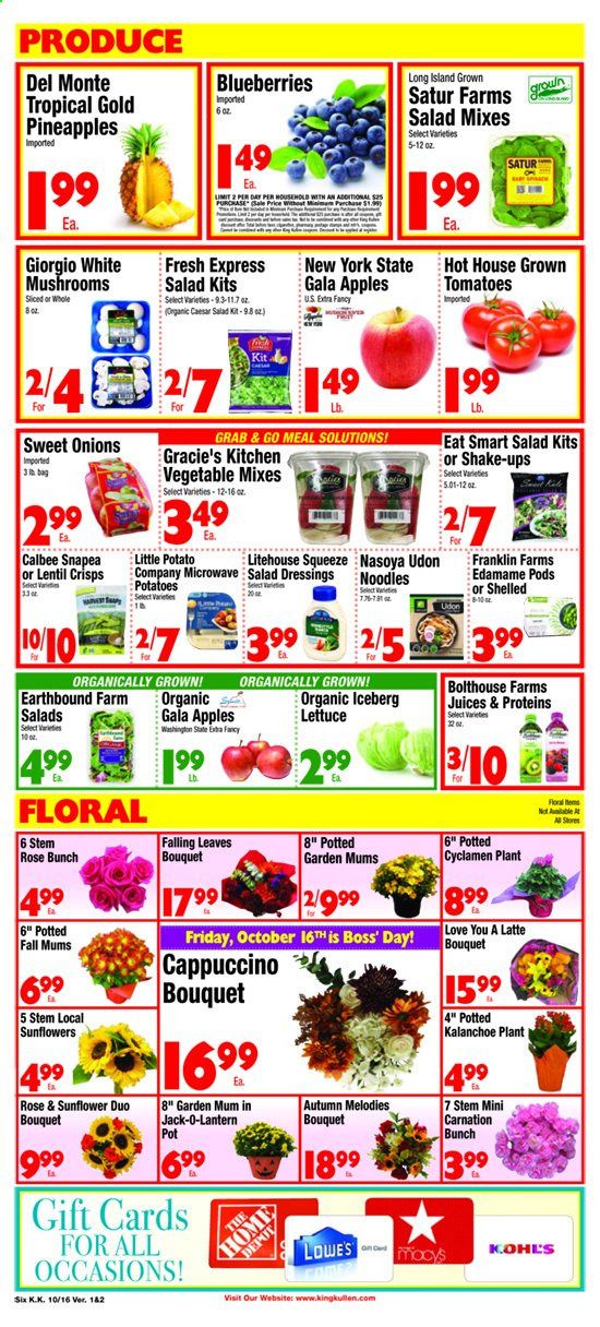 King Kullen Weekly Ad Flyer October 16 to October 22