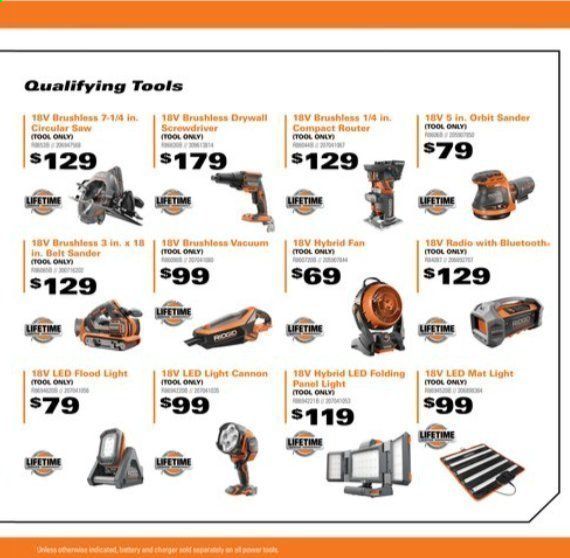 The Home Depot Weekly Ad Flyer September 1 to November 1