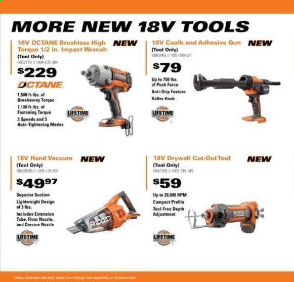The Home Depot Weekly Ad Flyer September 1 to November 1