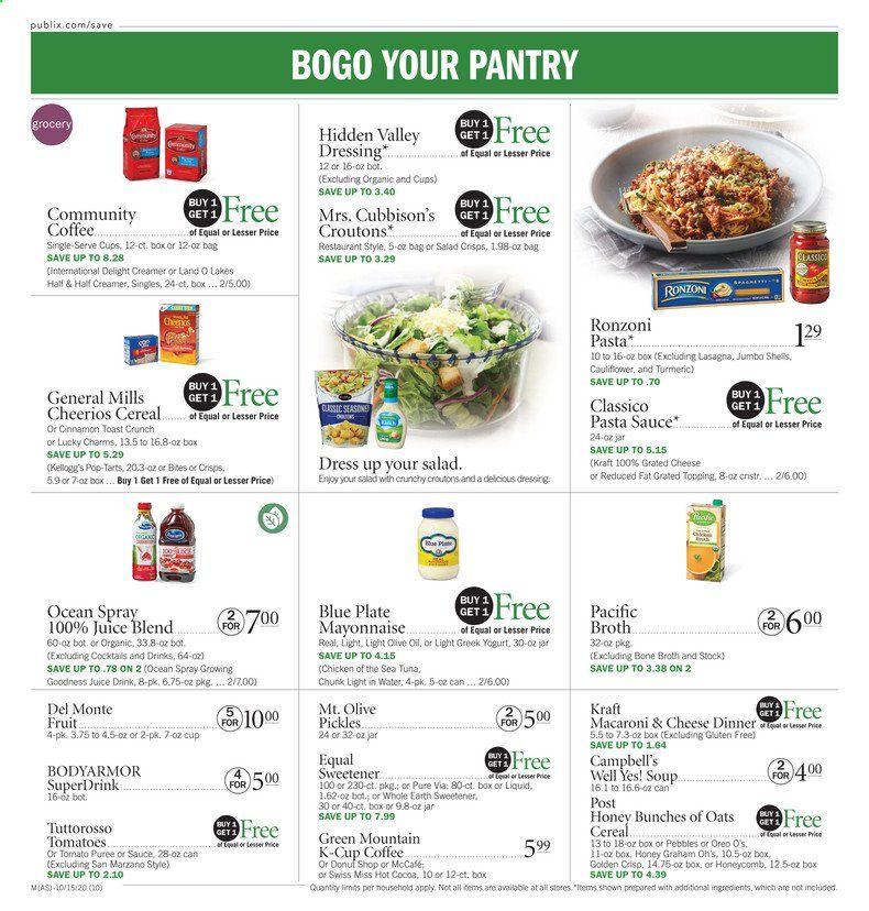 Publix (AL, FL, GA, NC, SC, TN, VA) Weekly Ad Flyer October 15 to October 21
