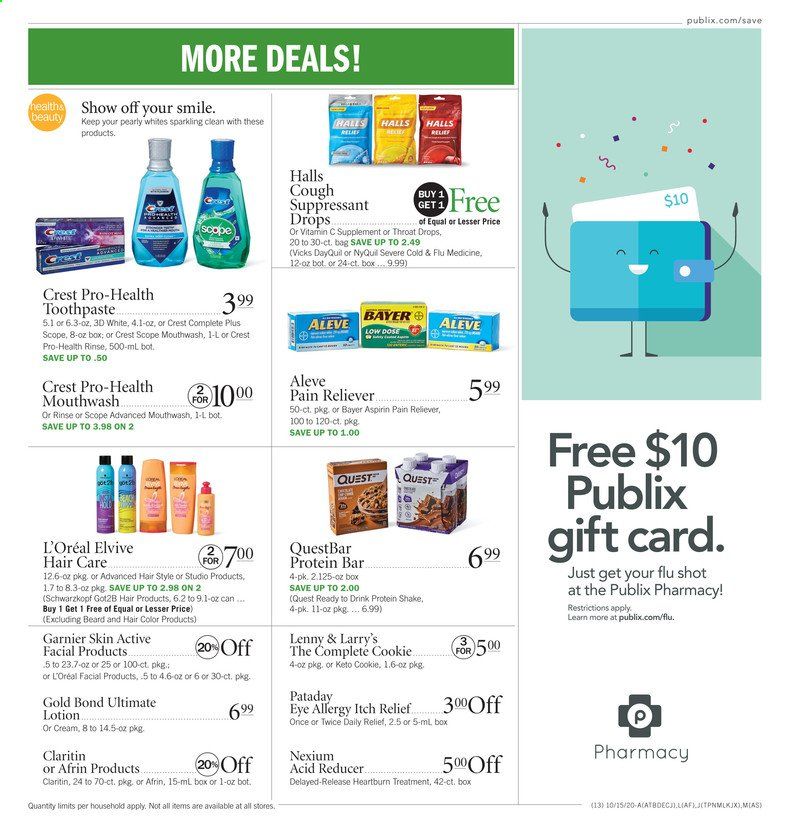 Publix (AL, FL, GA, NC, SC, TN, VA) Weekly Ad Flyer October 15 to October 21