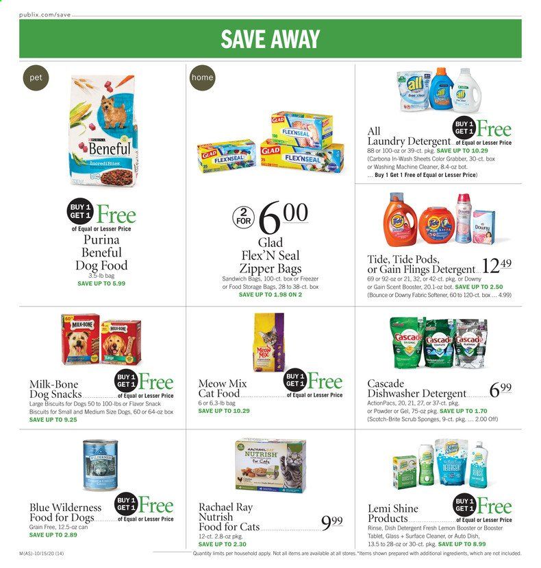 Publix (AL, FL, GA, NC, SC, TN, VA) Weekly Ad Flyer October 15 to October 21