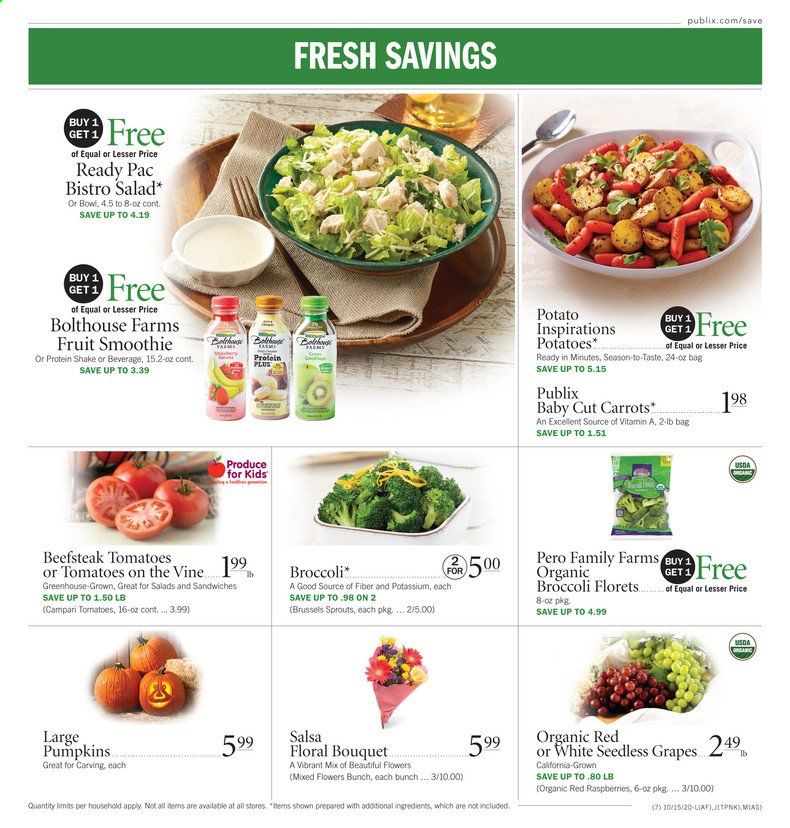 Publix (AL, FL, GA, NC, SC, TN, VA) Weekly Ad Flyer October 15 to October 21