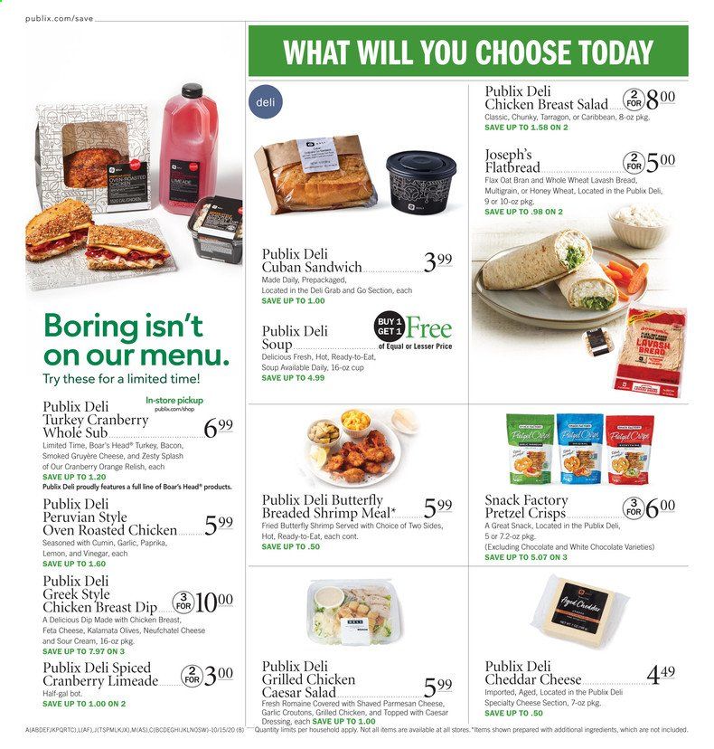 Publix (AL, FL, GA, NC, SC, TN, VA) Weekly Ad Flyer October 15 to October 21
