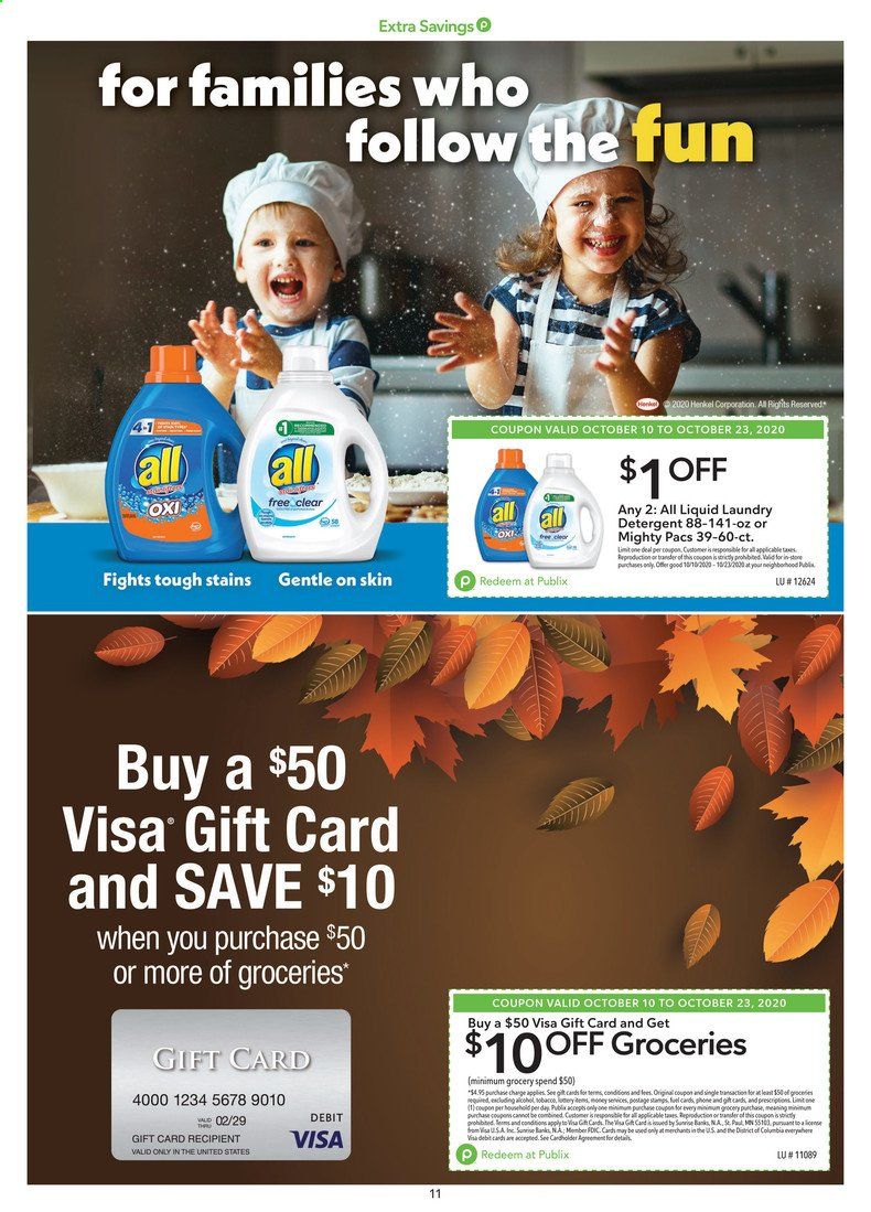 Publix (AL, FL, GA, NC, SC, TN, VA) Weekly Ad Flyer October 10 to October 23
