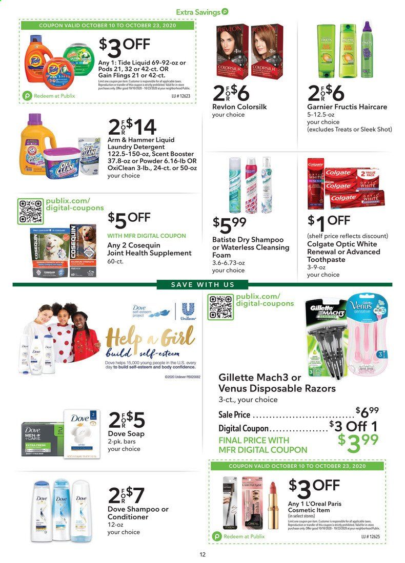 Publix (AL, FL, GA, NC, SC, TN, VA) Weekly Ad Flyer October 10 to October 23