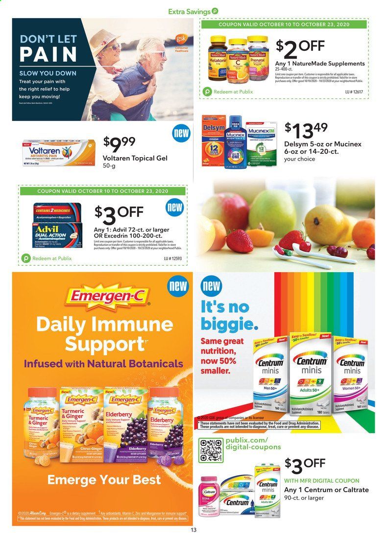 Publix (AL, FL, GA, NC, SC, TN, VA) Weekly Ad Flyer October 10 to October 23
