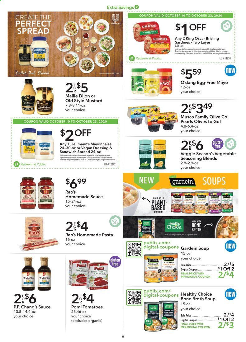 Publix (AL, FL, GA, NC, SC, TN, VA) Weekly Ad Flyer October 10 to October 23