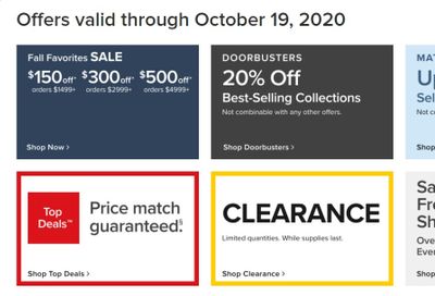 American Signature Furniture Weekly Ad Flyer October 15 to October 19