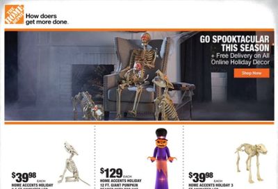 The Home Depot Weekly Ad Flyer October 15 to October 22