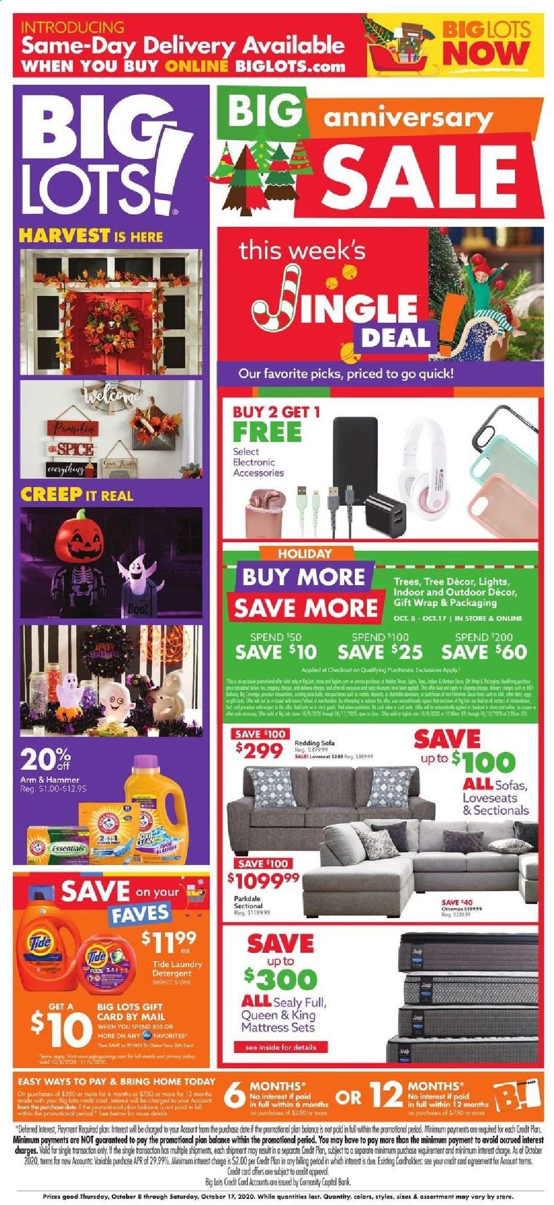 Big Lots Weekly Ad Flyer October 8 to October 17