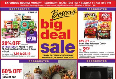 Boscov's Weekly Ad Flyer October 16 to October 21