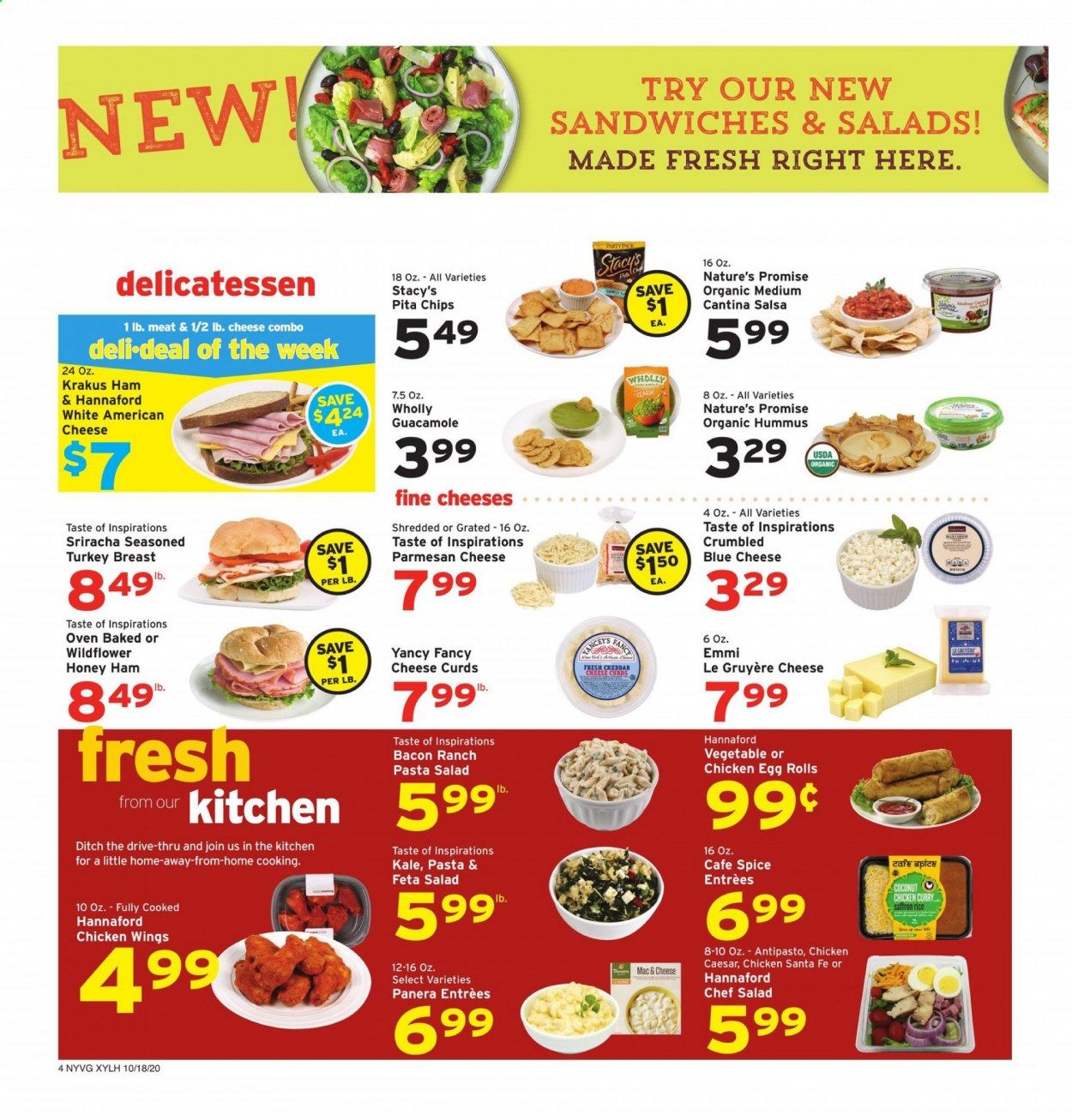 Hannaford (NY) Weekly Ad Flyer October 18 to October 24